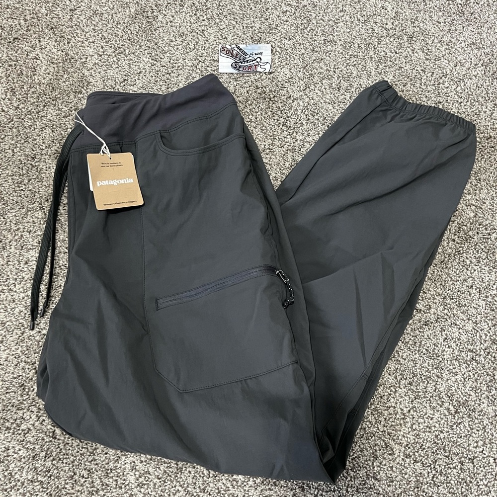 New Patagonia Quandary Joggers Pants Forge Grey Hiking Outdoor Womens Size M - L